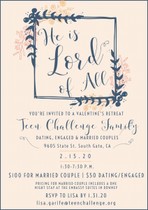 2020 Valentines Day Retreat